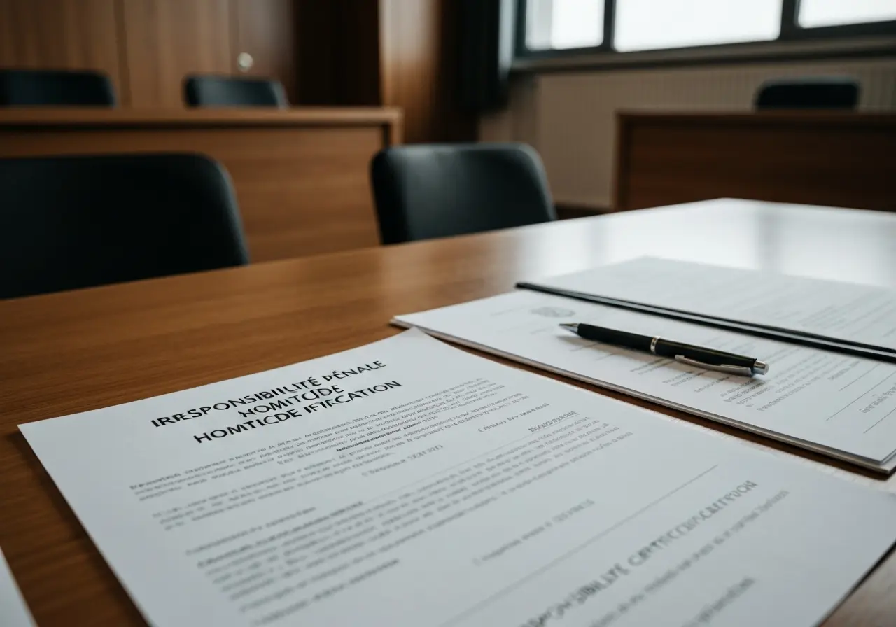 Irresponsabilité pénale homicide certification : Un guide 2026 pour les professionnels du droit